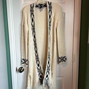Oceanus Long Boho Sweater, Med